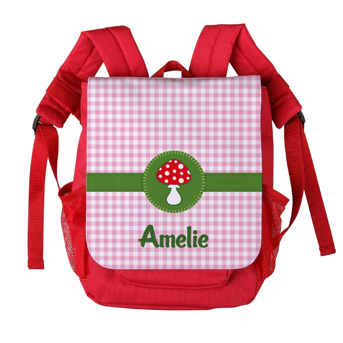 Kinderrucksack mit Pilzmotiv