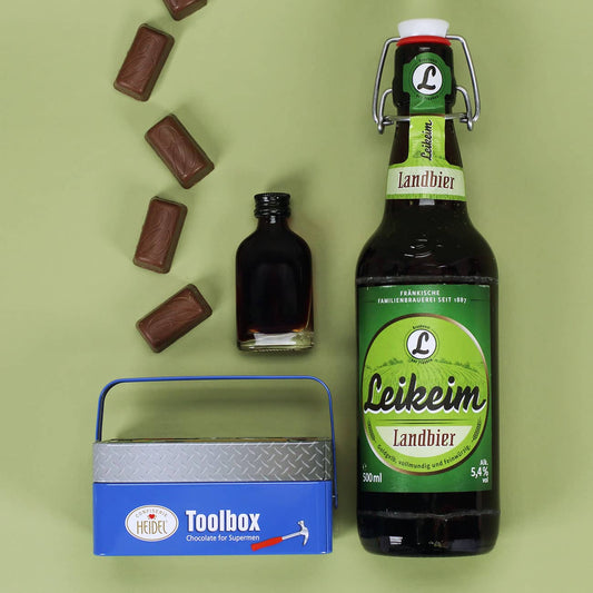 Leikeim Landbier, Schokolade & kleiner Likör