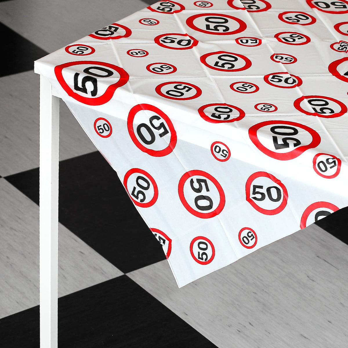 Tischdecke zum 50. Geburtstag
