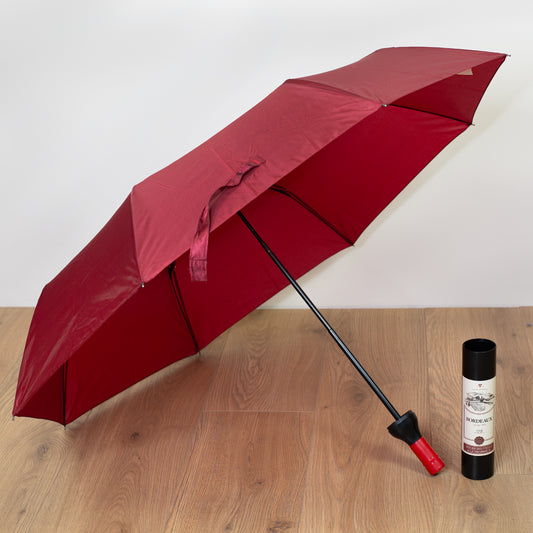 Taschen Regenschirm als Weinflasche Bordeaux
