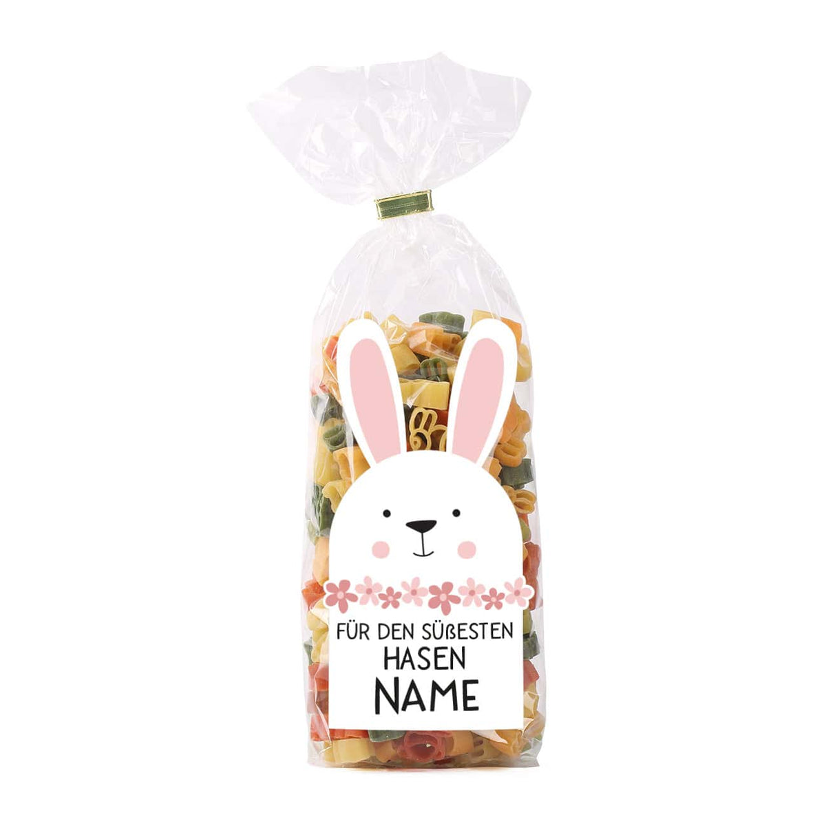Hasennudeln zu Ostern mit Ihrem Wunschnamen