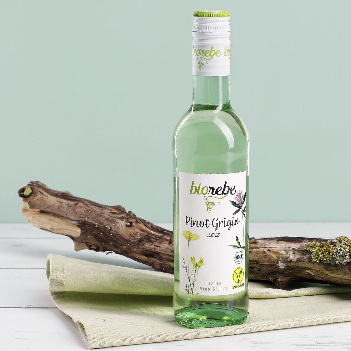 Geburtstagsset mit graviertem Glas, Wein und bedruckter Box