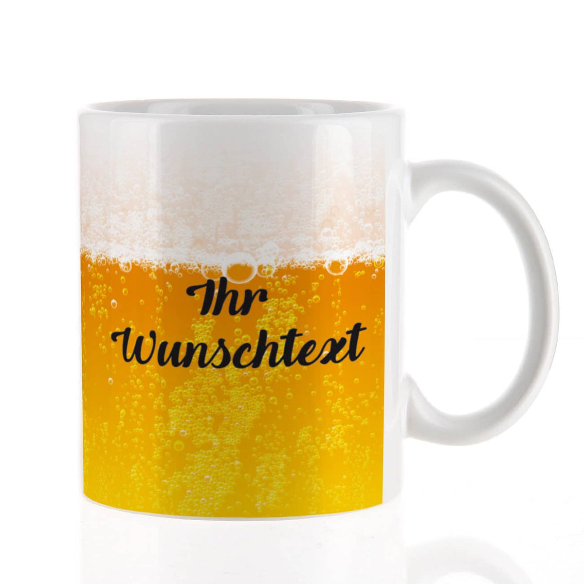 Biertasse mit Wunschtext