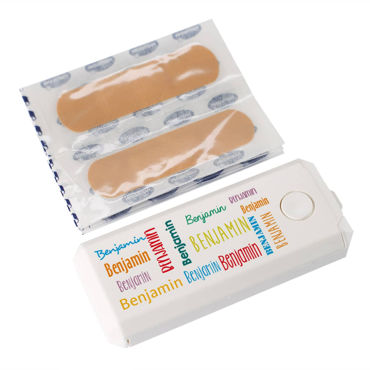 Persönliche Pflasterbox mit Name