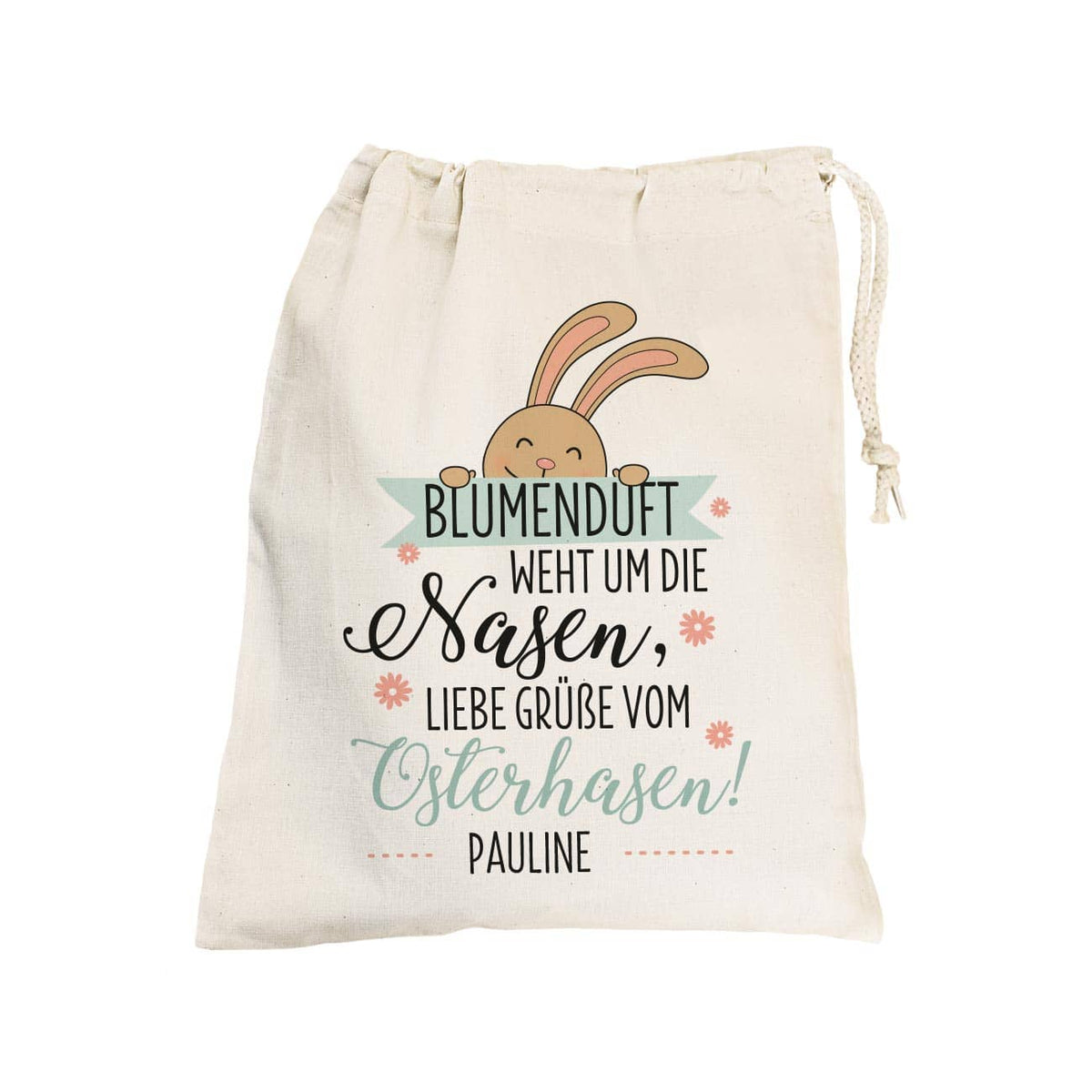 Geschenksack zu Ostern mit Ihrem Wunschnamen