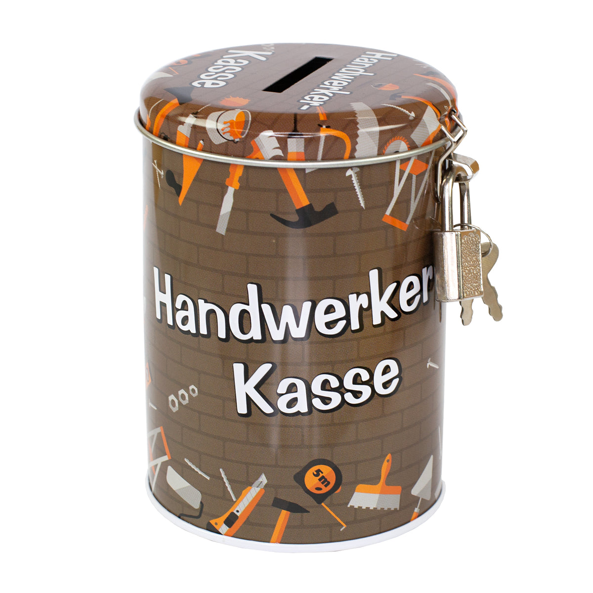 Metall Spardose als Handwerker Kasse