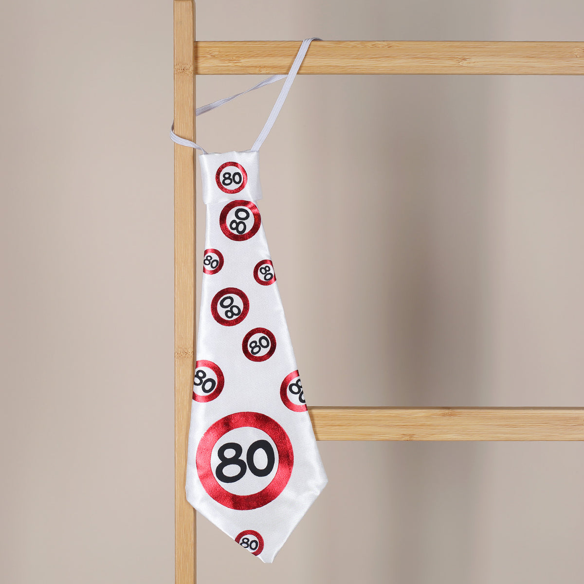 Verkehrszeichen-Krawatte zum 80. Geburtstag