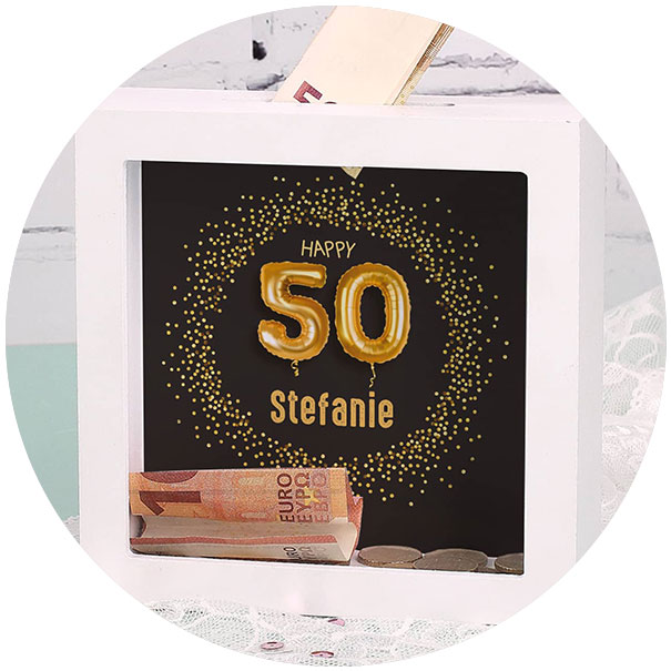 Geldgeschenke zum 50.