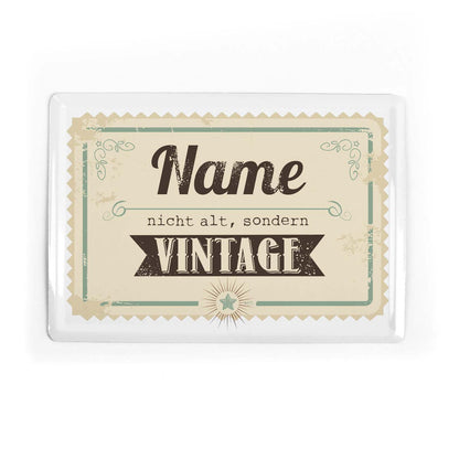 Blechpostkarte Geburtstag vintage 
