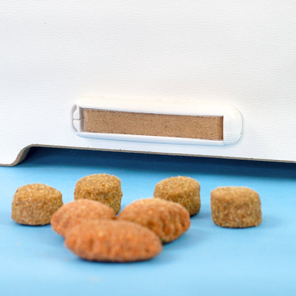 Geschlossener Verschluss mit weißer clipfritz-Klammer 