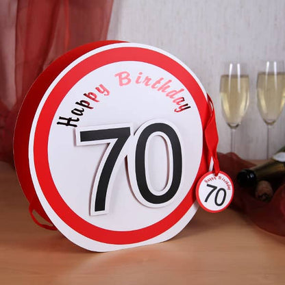 Geschenktüte Happy Birthday 70