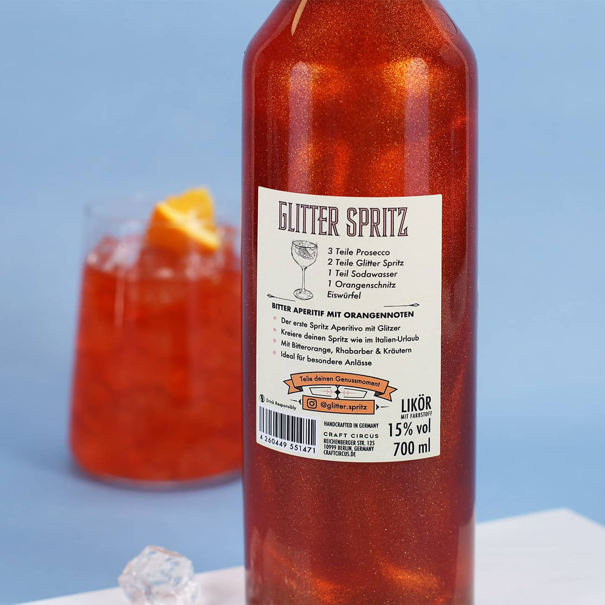 Geschenkset Glitter Spritz für die beste Mama