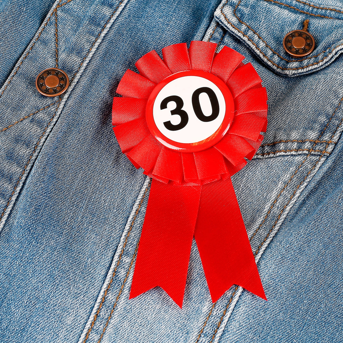 Glückwunsch - Rosette - 30