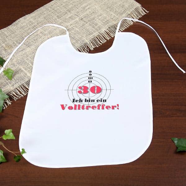 großer Latz zum 30. Geburtstag