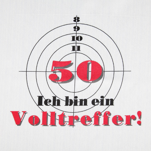Großer Latz für große Kinder - 50 Ich bin ein Volltreffer !