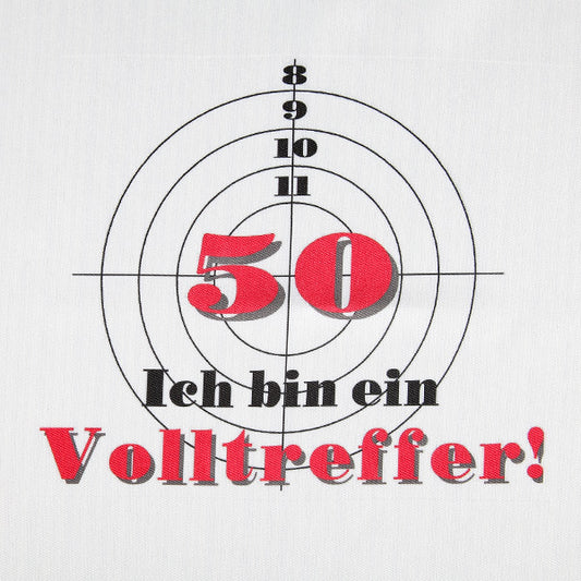 Großer Latz für große Kinder - 50 Ich bin ein Volltreffer !