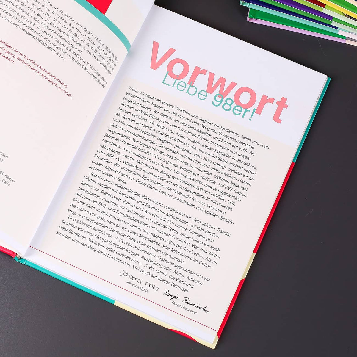 Vorwort Kindheit und Jugend 1998