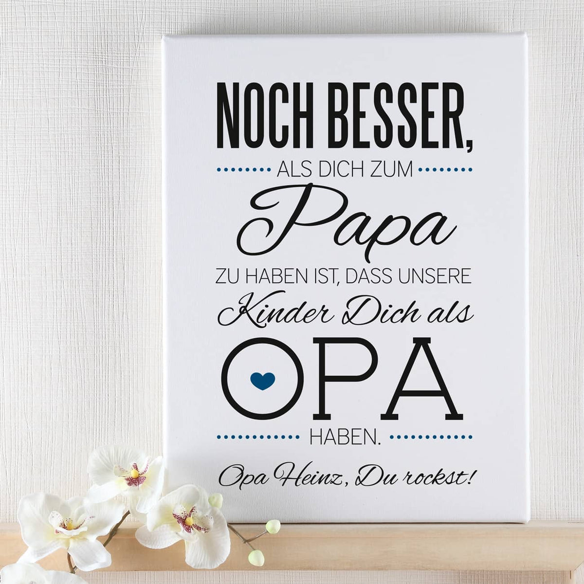 Vatertags-Leinwand für Opa