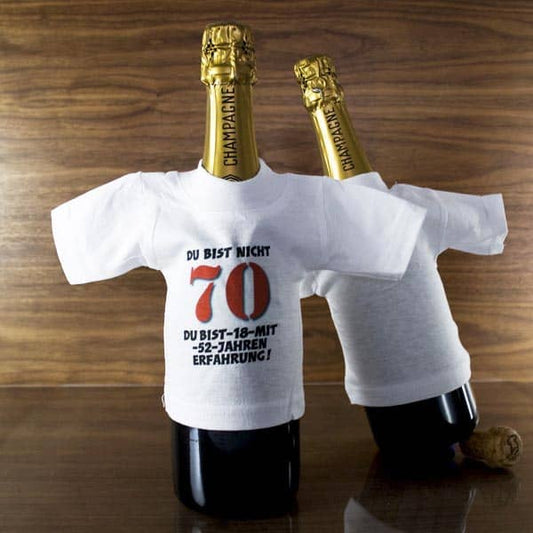 Flaschenshirt zum 70. Geburtstag