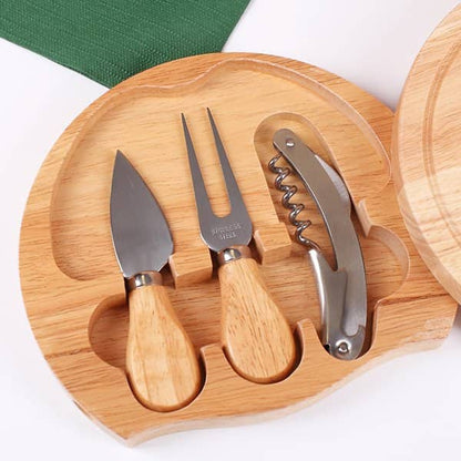 Käsebrett aus Holz mit Gravur