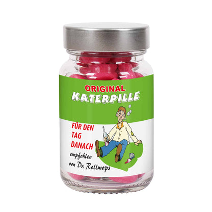 Pillendose mit grünem Traubenzucker