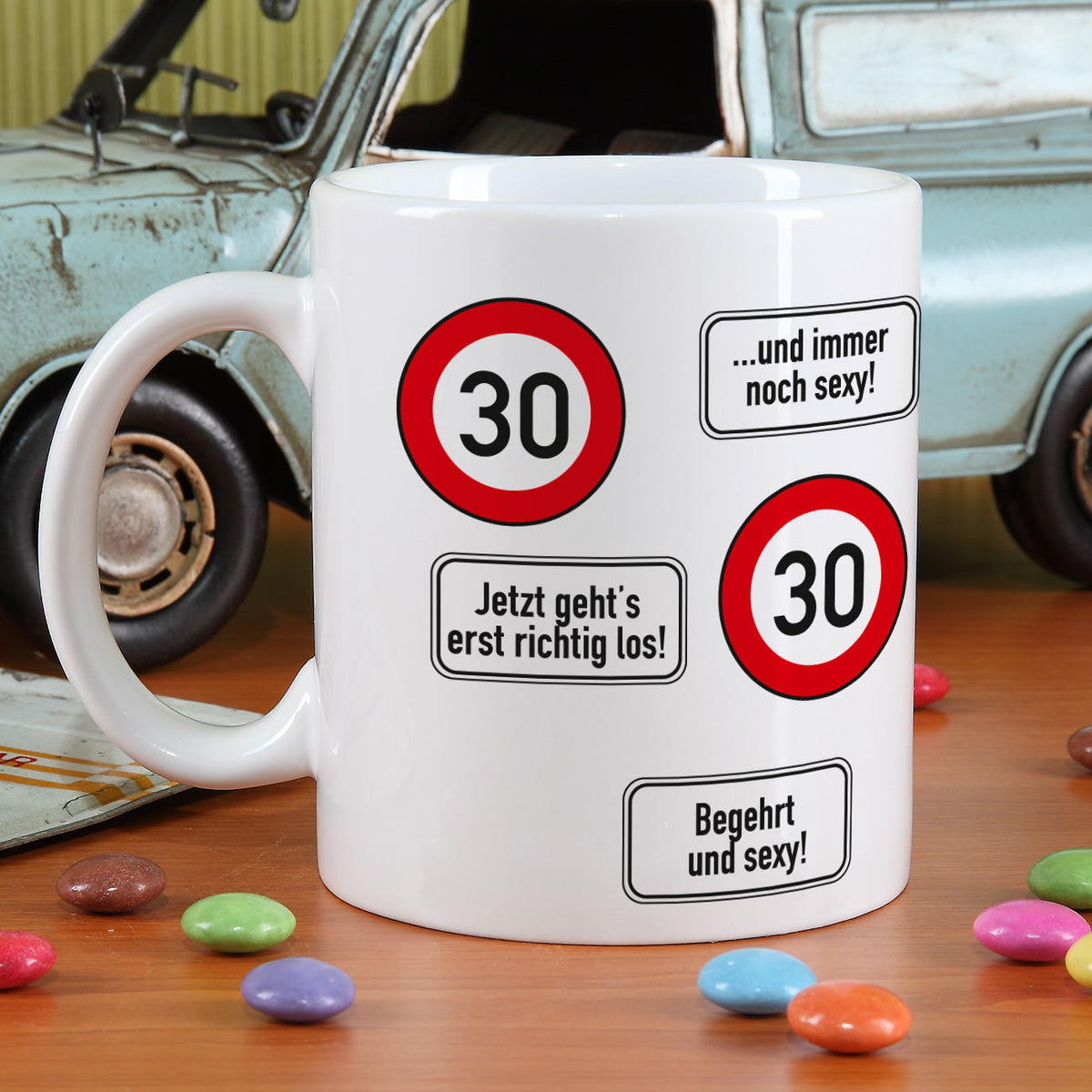 Kaffeetasse zum 30. Geburtstag