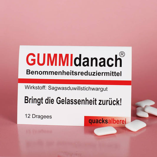 GUMMIdanach Kaugummis als Benommenheitsreduziermittel