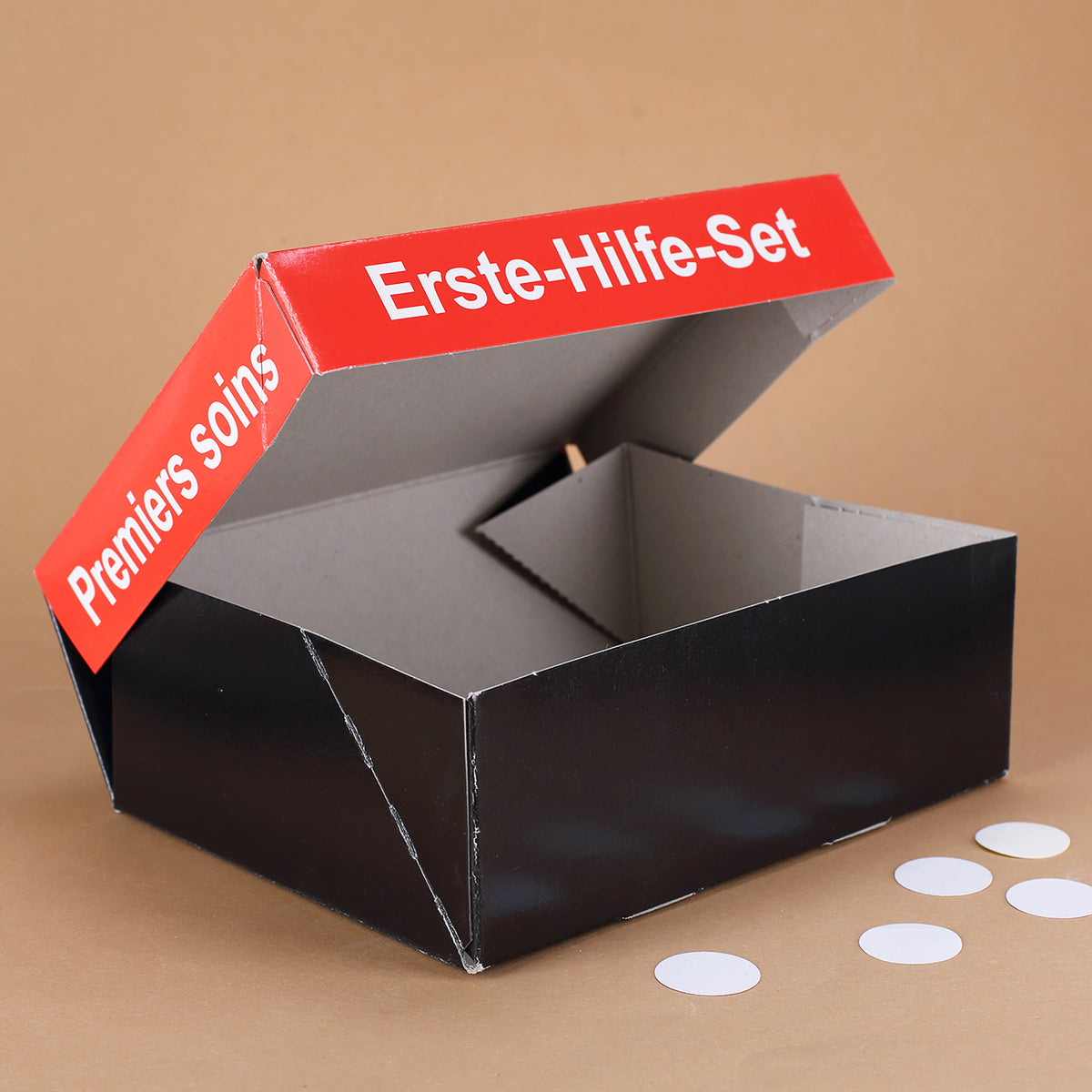 Faltschachtel - Erste-Hilfe-Set - zum Selbstbefüllen