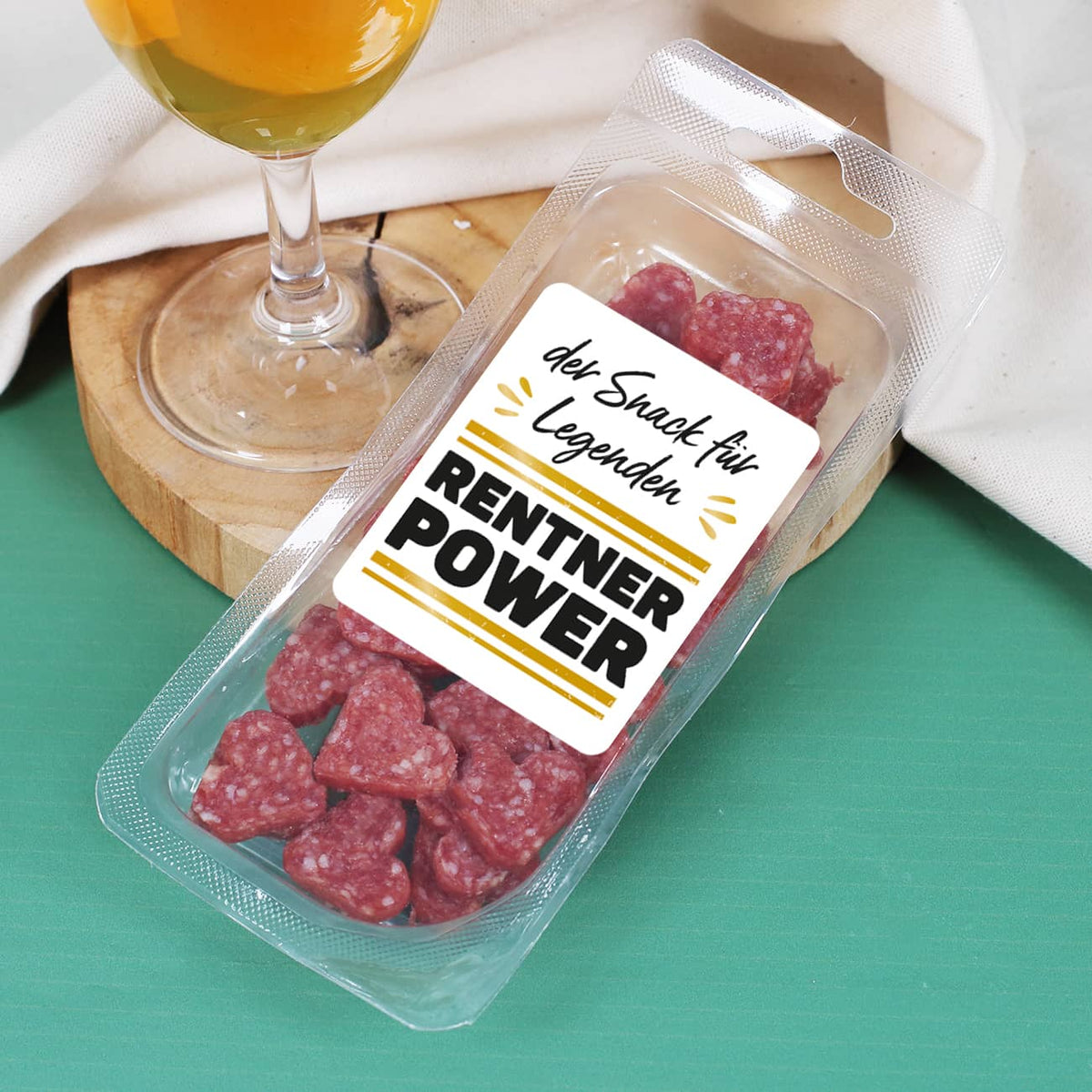 Legende in Rente - Geschenkset mit Snack