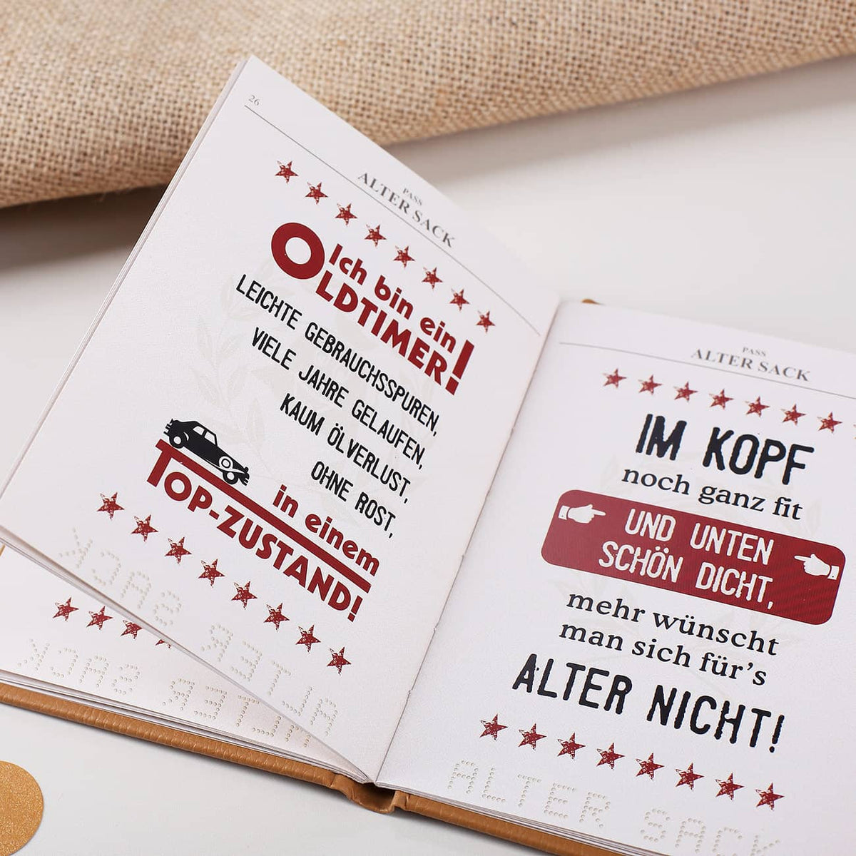 Witziges Buch - Alter Sack Pass