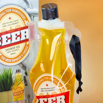 Duschgel Bier im PET-Beutel | Witziges Geschenk