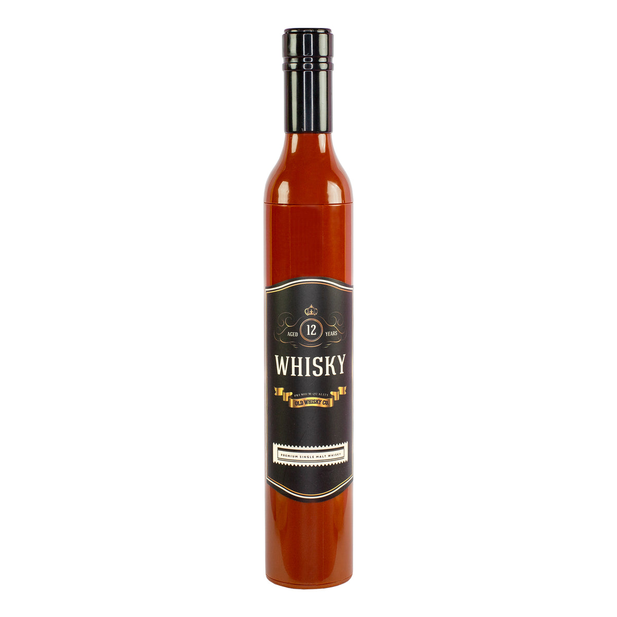 Taschen Regenschirm als Whiskyflasche