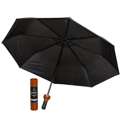 Taschen Regenschirm als Whiskyflasche