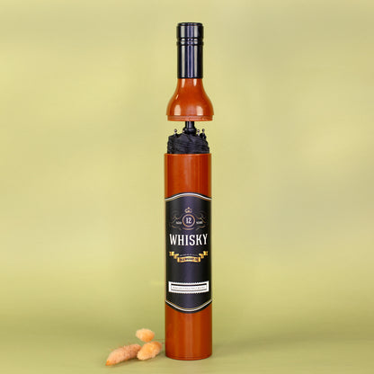 Taschen Regenschirm als Whiskyflasche