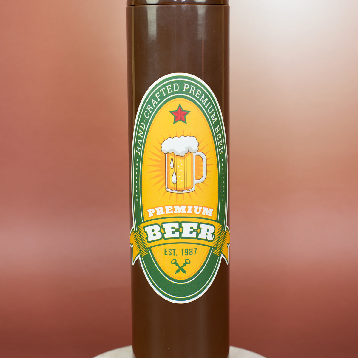 Taschen Regenschirm als Bierflasche