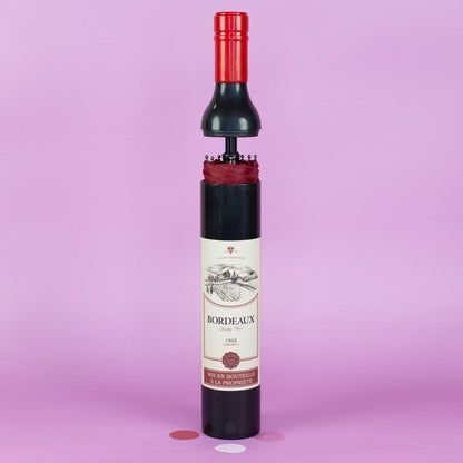 Taschen Regenschirm als Weinflasche Bordeaux