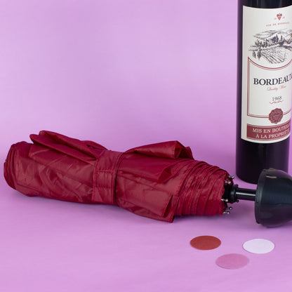 Taschen Regenschirm als Weinflasche Bordeaux