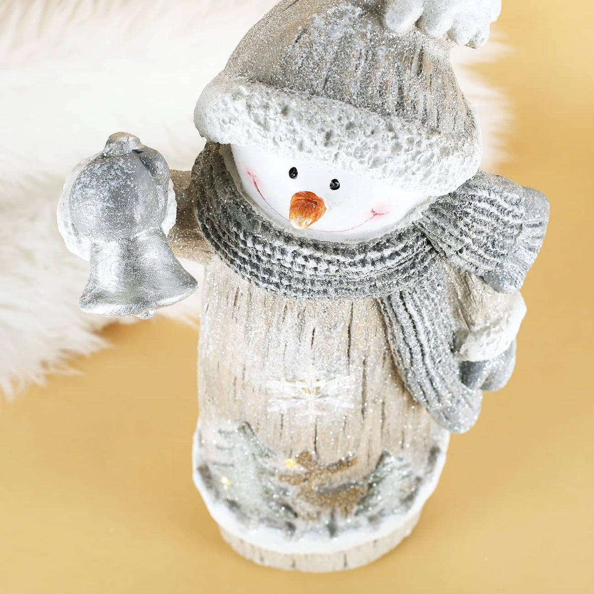 Glitzernder Schneemann