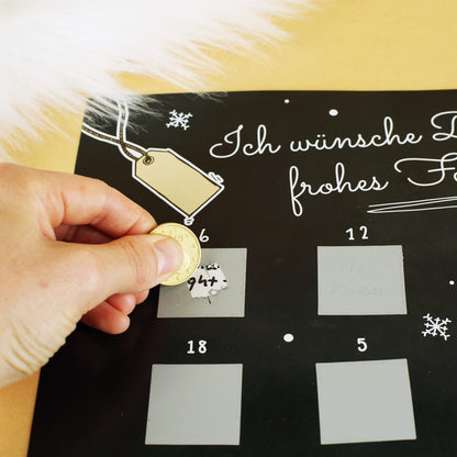 Adventskalender zum Freirubbeln