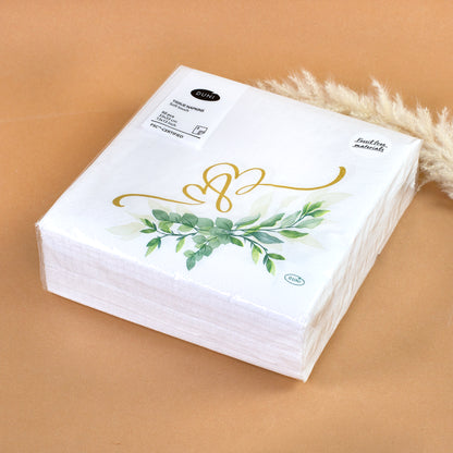 50 Servietten Love Hearts | Hochzeitsdeko
