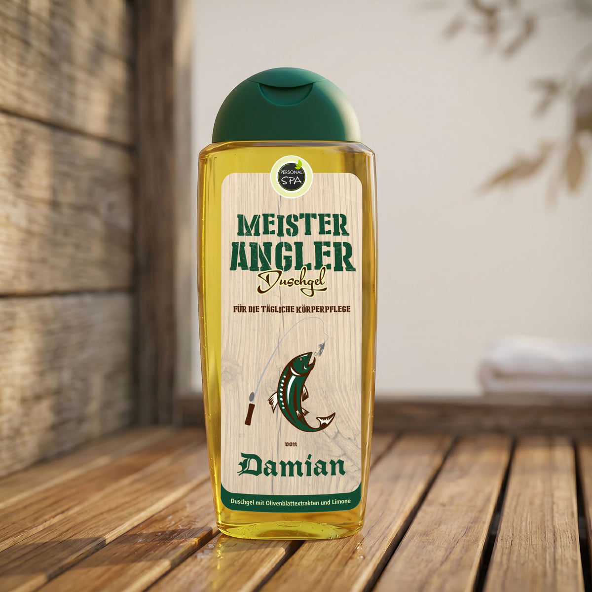 Angler-Duschgel mit Olivenblattextrakten und Limone