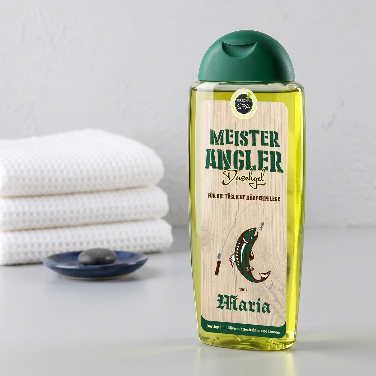 Meister Angler Duschgel mit Name