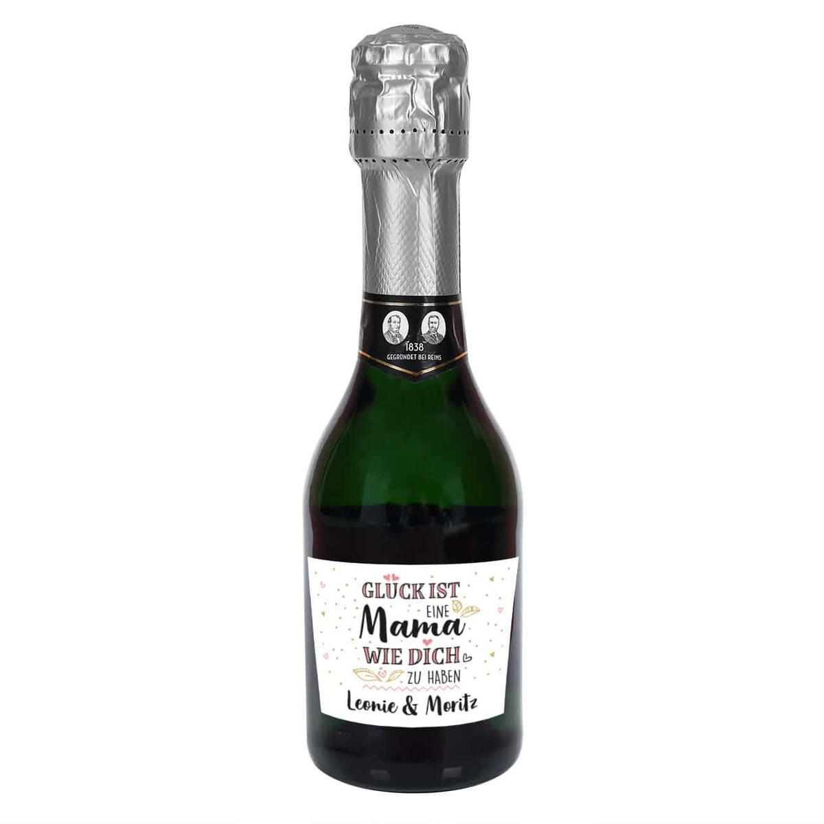 Kleine Sektflasche 0,2l zum Muttertag