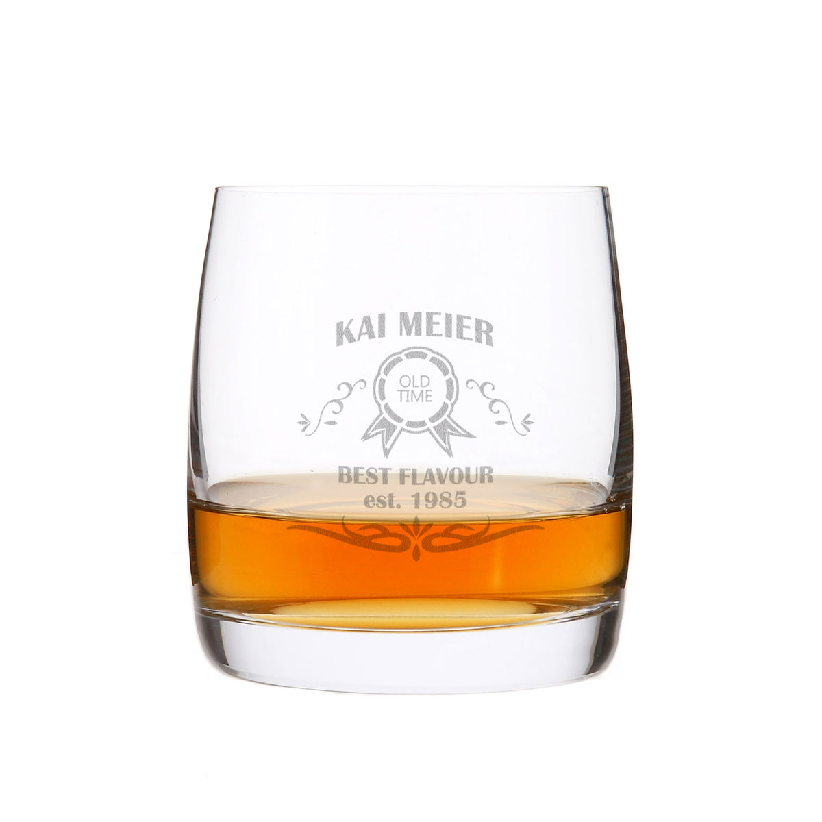 Whiskyglas mit Name und Geburtsjahr - Best Flavour