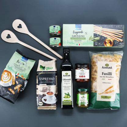 Gefüllter Geschenkkorb Ruhestand