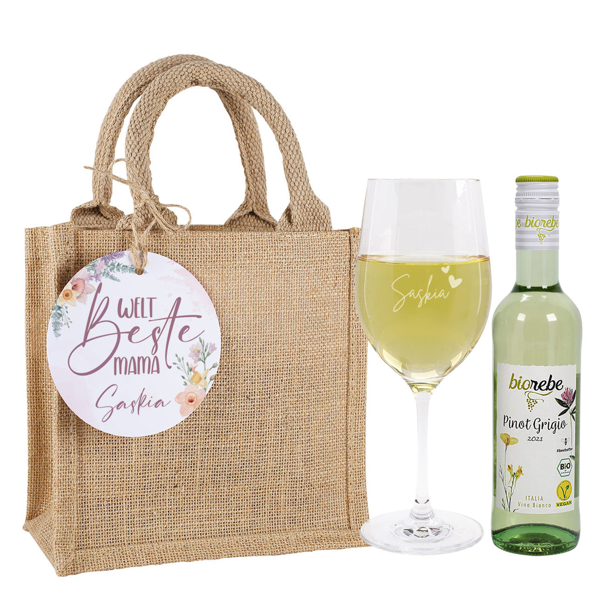 Weißwein Geschenkset zum Muttertag