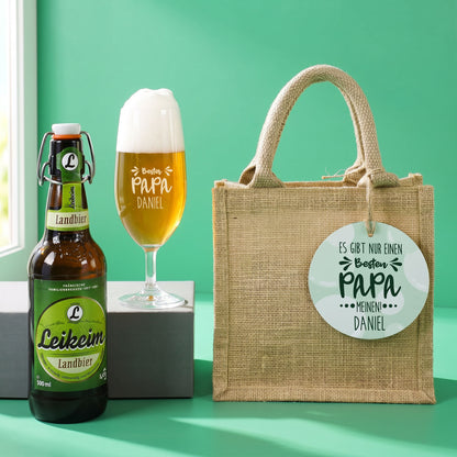 Geschenkset für den weltbesten Papa mit Bier