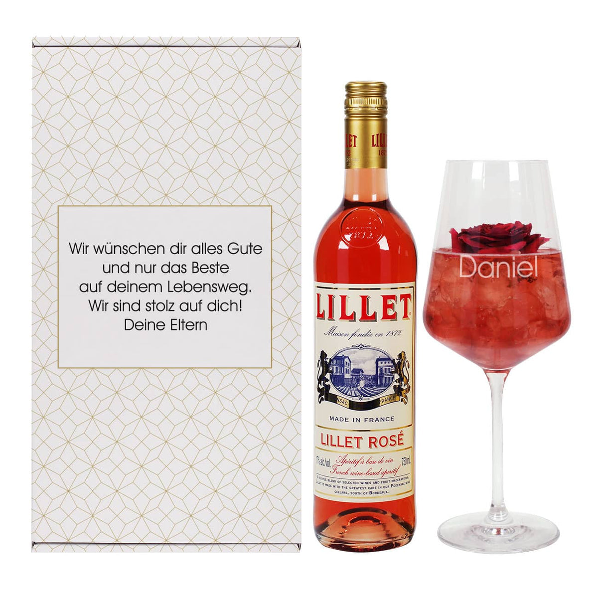 Personalisiertes Geschenkset mit Lillet