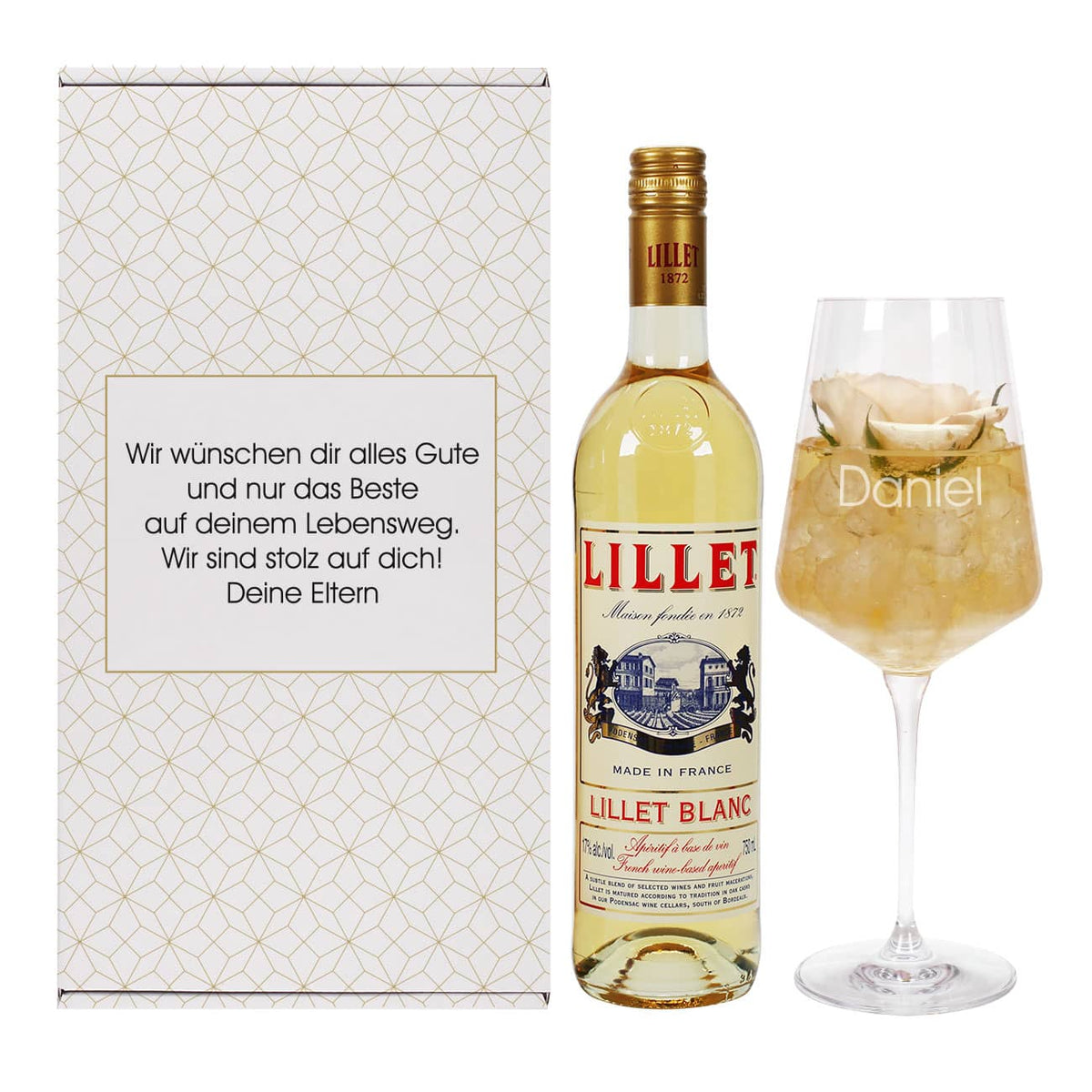 Personalisiertes Geschenkset mit Lillet
