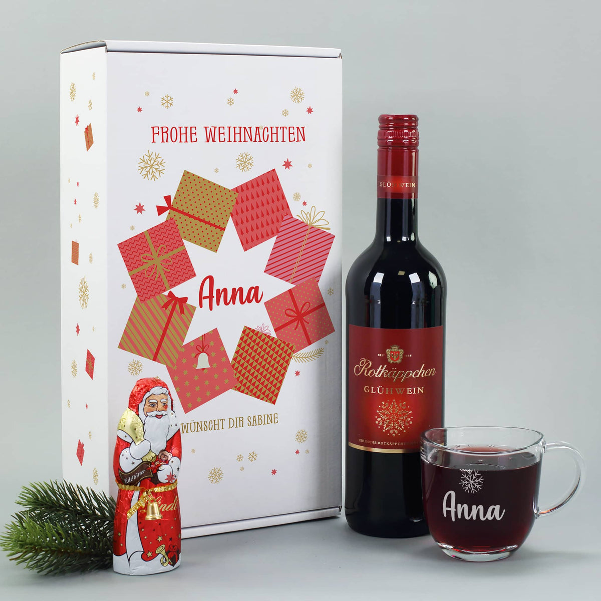 Persönliches Glühweinset zu Weihnachten